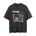 thumbnail image 1 of dazai osamu T-shirt Japanese anime retro short sleeve, 1 of 5