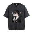 thumbnail image 1 of dazai osamu T-shirt Japanese anime retro short sleeve, 1 of 5