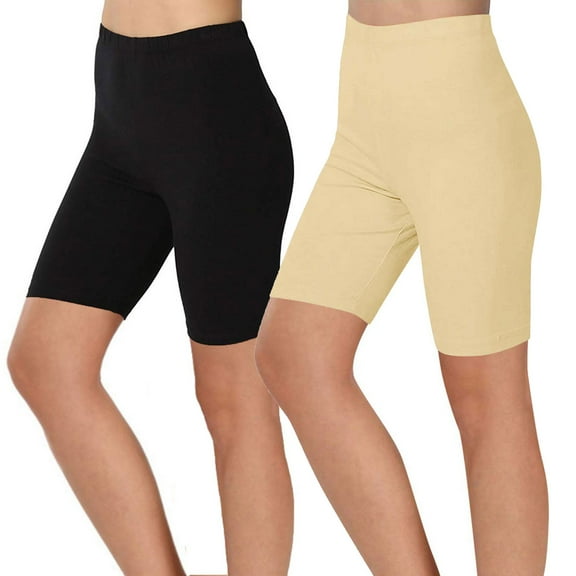 dazeni 2 Pack Tummy Control Shapewear for Women Seamless Girdle High Waisted Body Shaper Underwear Panty Smooth Under Dress Shapewear Beige XXL