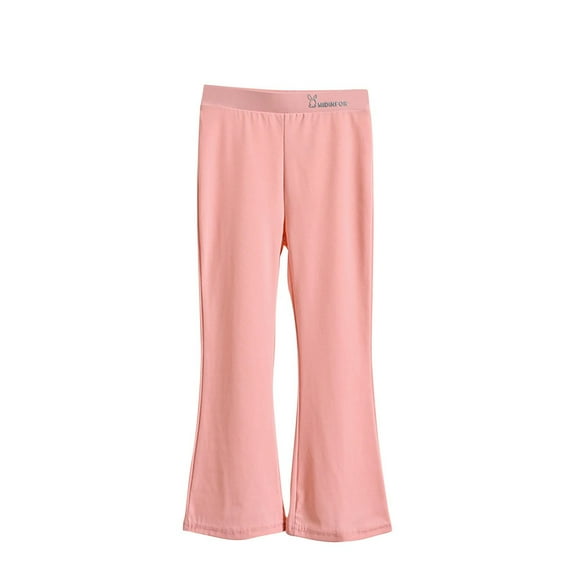 dazeni Bootcut Leggings for Girls High Waist Soft Stretch Yoga Pants Teen Dance Running Full Length Athletic Activewear Youth Bell Bottoms Black Blue Pink White Gray