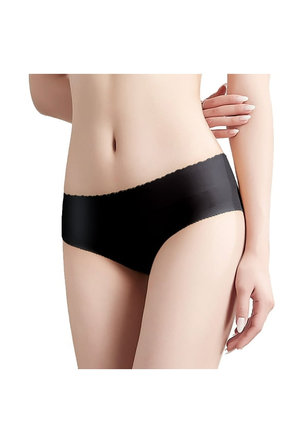 Butt Lifter Panties Padded Underwear for Women Seamless Booty Pads Hip Enhancer Panty Mid Waisted Shapewear Underwear