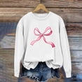 thumbnail image 1 of dazeni Cute Bowknot Sweatshirs for Teen Girls Oversized Crewneck Sweatshirts Casual Long Sleeve Pullover Blouse, 1 of 7