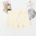 thumbnail image 1 of dazeni Girls Cotton Underwear Soft Mid Waisted Boy Shorts Panty Kids Solid Seamless Boxer Briefs Panties Comfortable Safety Dress Panties 6-13 Years, 1 of 4