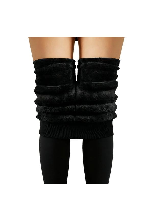 Girls Thick Fleece Lined Tights Winter Warm Cozy Tights Stretchy High Waisted Yoga Workout Leggigs Stocking Pantyhose 6-10Years