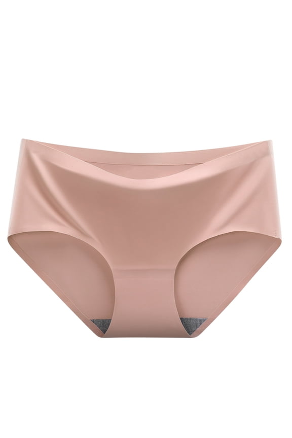High Waisted Underwear for Women Breathable Seamless Everday Full Coverage Panty Tummy Control No Show Briefs Panties Ladies Nylon Underpants
