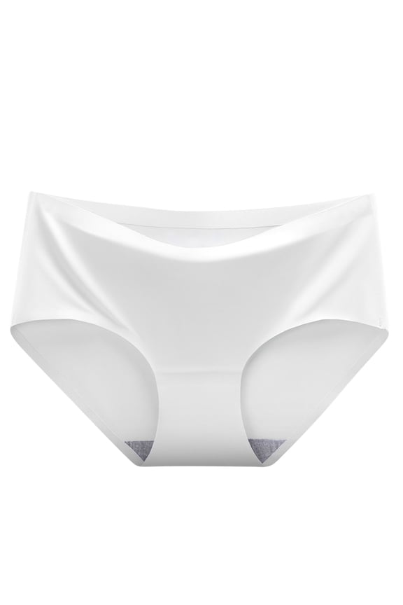High Waisted Underwear for Women Breathable Seamless Everday Full Coverage Panty Tummy Control No Show Briefs Panties Ladies Nylon Underpants