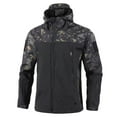 thumbnail image 1 of dazeni Mens Shell Jacket Camo Waterproof Lightweight Mountain Sport Jacket for Men Fashion Warm Outdoor Overcoat with Zip Pocket, 1 of 4