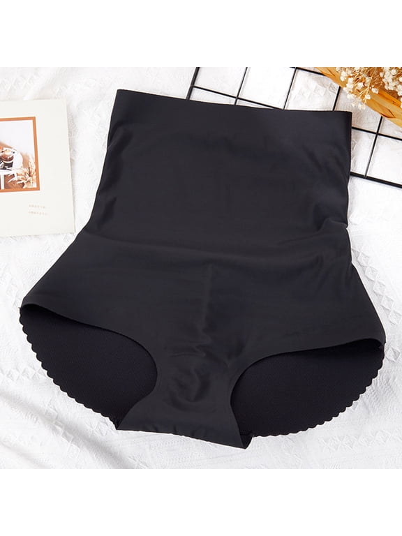 Padded Underwear for Women High Waist Butt Lifter Panties Tummy Control Boyshorts Hip Enhancer Shapewear Seamless Booty Pads Panties Large