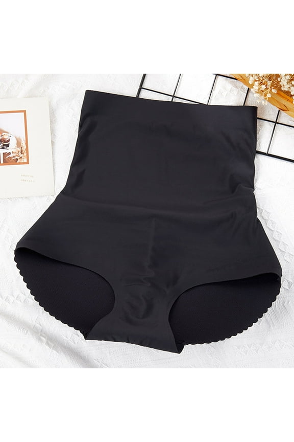 Padded Underwear for Women High Waist Butt Lifter Panties Tummy Control Boyshorts Hip Enhancer Shapewear Seamless Booty Pads Panties X-Large