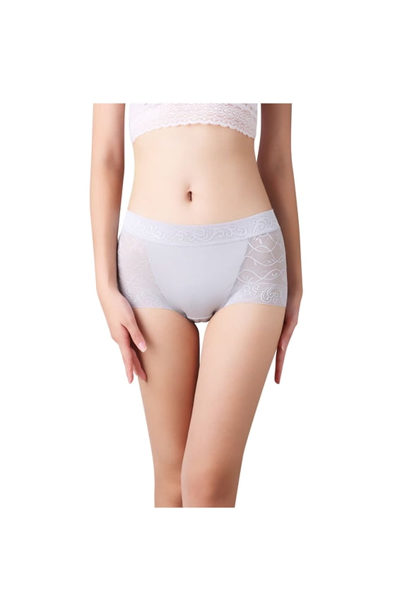 Plus Size Modal Underwear for Women Lightweight Breathable Ice Panties Plus Size Soft Comfy Bikini Shorts Fashionable Stretch Ladies Panty XX-Large