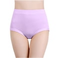 thumbnail image 1 of dazeni Shaper Underwear for Women Plus Size Mid Waisted No Show Briefs Panties Lightly Breathable Seamless Tummy Control Panty Ladies Underpants, 1 of 3