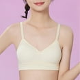 thumbnail image 1 of dazeni Teen Girls Sports Training Bra Comfortable Adjustable Straps First Bras Solid Breathable Seamless Underwear 14-18 Years, 1 of 5