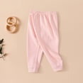thumbnail image 1 of dazeni Toddler Boys Cotton Lounge Pants Solid Casual Elastic Waisted Jogger Pants Soft Full Length Trousers 1 Year, 1 of 3