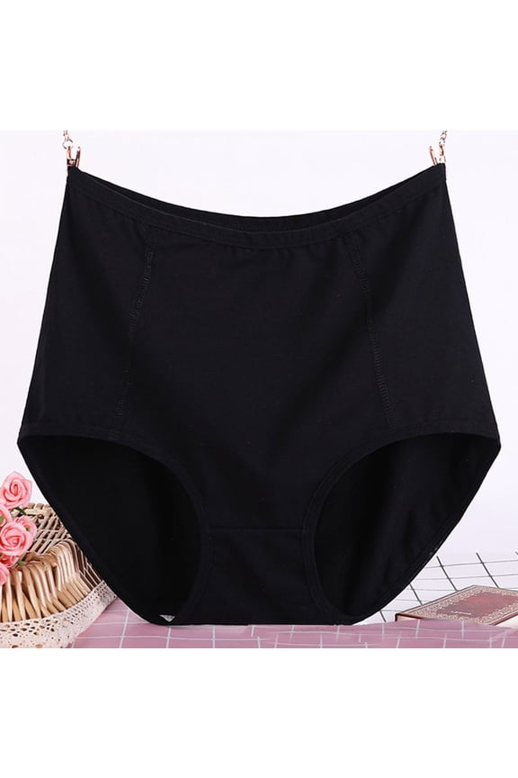 Women's Cotton Underwear 1 or 3 Pack High Waisted Ladies Panties Full Coverage Briefs Breathable Underwear Available in Plus Size and Multi Pack XX-Large