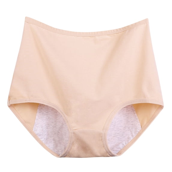 dazeni Women's High Waisted UInderwear Comfortable Cotton Seamless Underwear Full Coverage Brief Ladies No Show Panties Regular & Plus Size XL-6XL