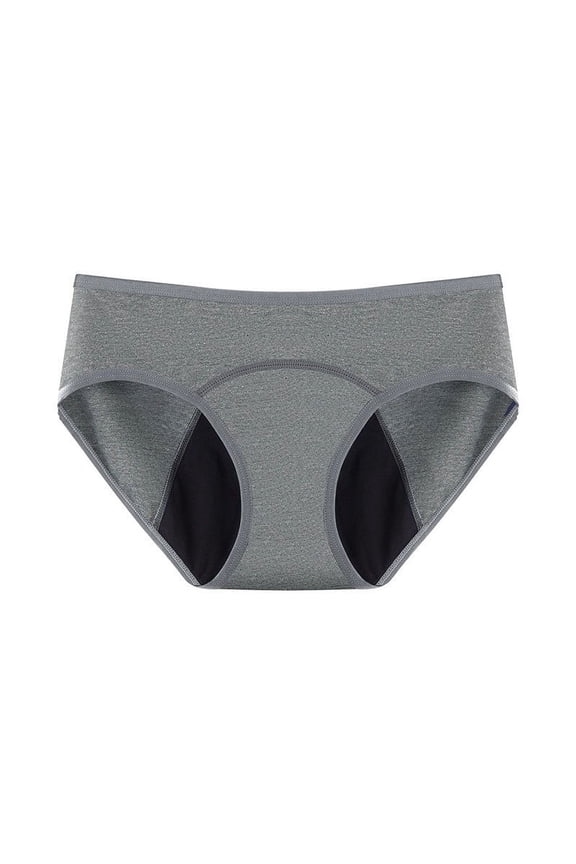 Women's Period Underwear Menstrual Panties High-Cut Cheeky Bikini Briefs Women Girls Mid Waisted Full Coverage Brief Panty Plus Size