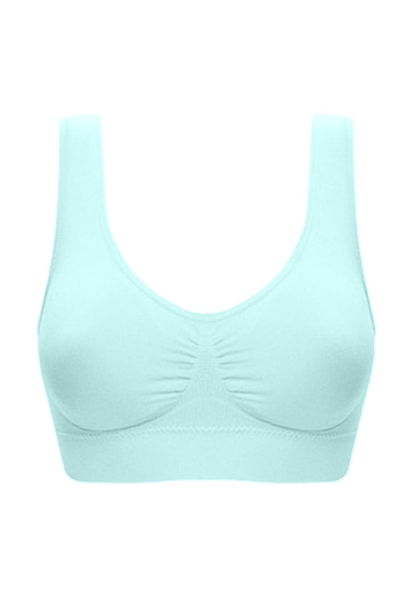 Women's Seamless Wireless Sleep Bras No Underwire Wireless Push Up Full Coverage Bralette Unpadded Comfort Bra