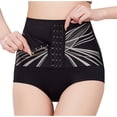 thumbnail image 1 of dazeni Women's Shapewear Panties Tummy Control Thong Faja Body Shaper High Waisted Trainer Corset Butt Lifting Underwear Slimming Body Shaper Underpants, 1 of 5