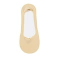 thumbnail image 1 of dazeni Womens Socks Breathable Non Slip Low Cut Socks for Womens Invisible Liner Footies No Show Socks Lightweight Seamless Silk Socks for Flats Loafers Beige Free Size, 1 of 3