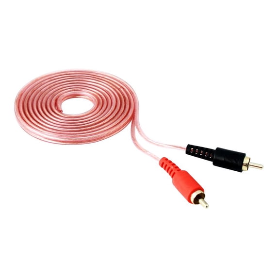 DB Link x-series - Audio cable - RCA x 2 male to bare wire - 5.18 m - shielded - clear