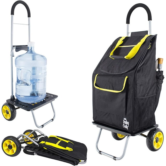 dbest products Bigger Trolley Dolly, Sunflower Shopping Cart