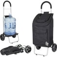 thumbnail image 1 of dbest Products Trolley Dolly Foldable Shopping Cart with Wheels, Black, 1 of 6