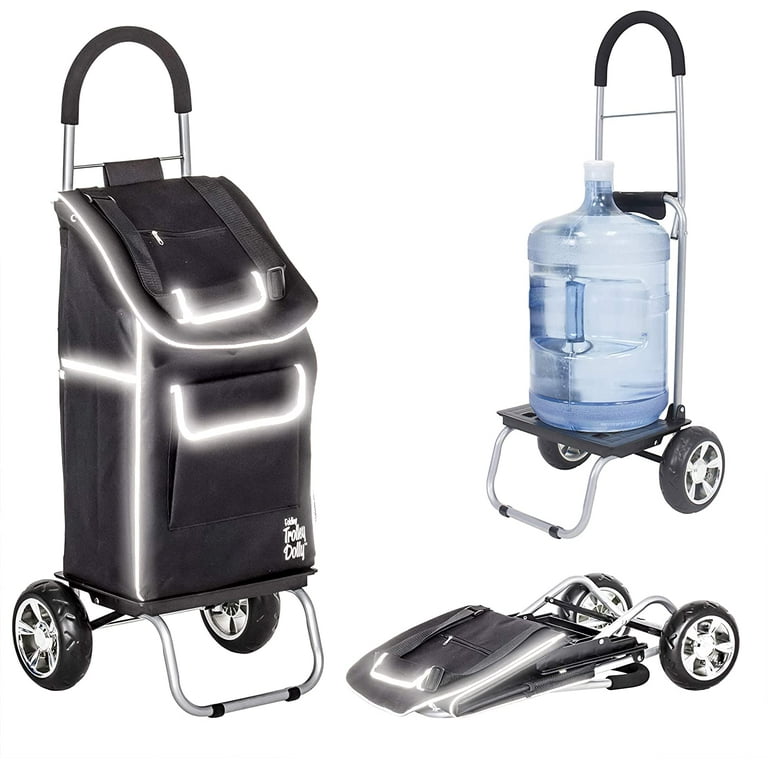 Trolley dolly purple sales shopping grocery foldable cart