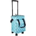 thumbnail image 1 of dbest products Ultra Compact Smart Cart Cooler 360, Insulated Collapsible Rolling Tailgate BBQ Beach Summer, Moroccan Tile, 1 of 6