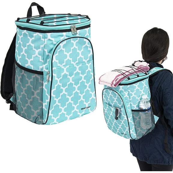 dbest products Unisex Moroccan Tile Leakproof Polyester Insulated Backpack Lunch Box