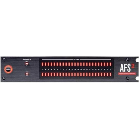 dbx AFS2 Advanced Feedback Suppression Processor, 24 Filters, Full LCD Display
