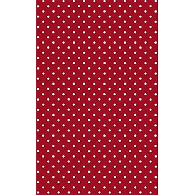 Red and White Polka Dot Self-Adhesive PVC Wallpaper