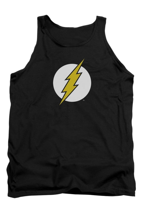 dc flash logo mens tank top shirt