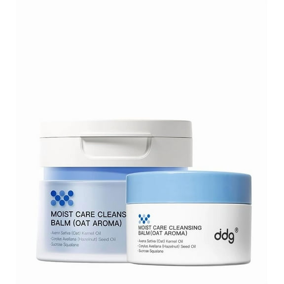 ddg Cleansing Balm Set-Makeup Remover Balm for Sensitive Skin,Facial Cleanser for Heavy Makeup Removal,with Natural Plant Oils,Nourish & Hydrate(100ml+50ml)