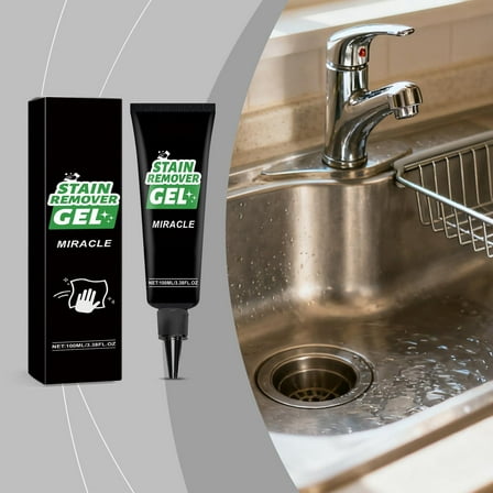 ddioayh 100ml Stain Cleaning Gel - Powerful Multi-Purpose Cleaner for Sinks, Tiles & Grout, Bottle, Heavy-Duty Formula, Easy Application
