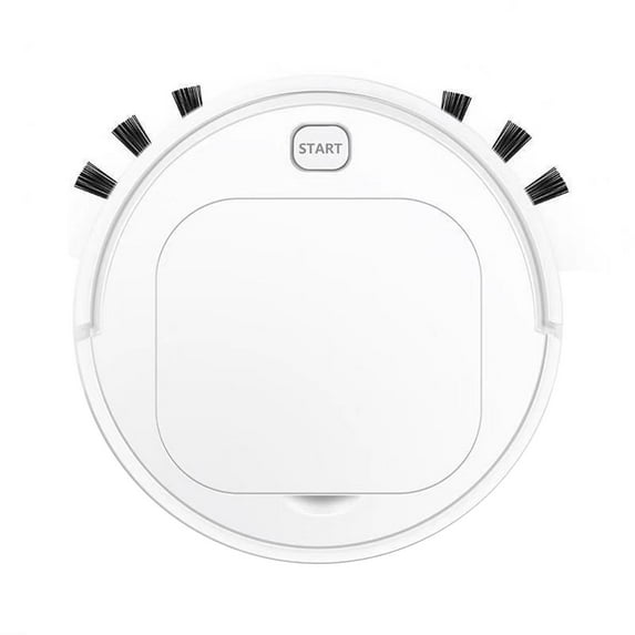 ddioayh 1PCS Automatic Robotic Vacuum Cleaner with Strong Suction, Self-Charging Robot Sweeper for Hardwood Floors and Carpets, Home Cleaning Appliance for Pet Hair and Dust