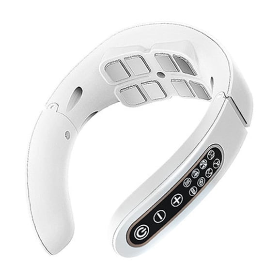 ddioayh 1PCS Heating Massage Neck Massager with Multiple Modes, Electric Cervical Device for Pain Relief, Portable Neck Relaxation Tool for Home, Office, and Travel Use