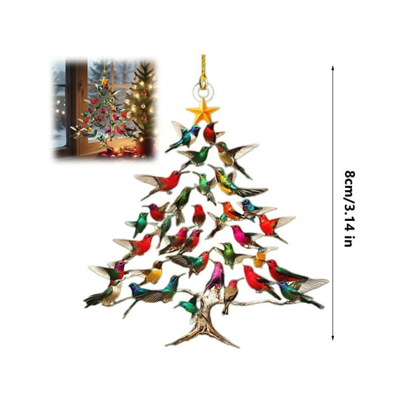 ddioayh 1PCS Hummingbird Decorative Hanging Pendant, Elegant Metal Craft Wall Art for Home Garden Indoor Outdoor Decor, Vintage Bird Ornament for Living Room Bedroom Patio