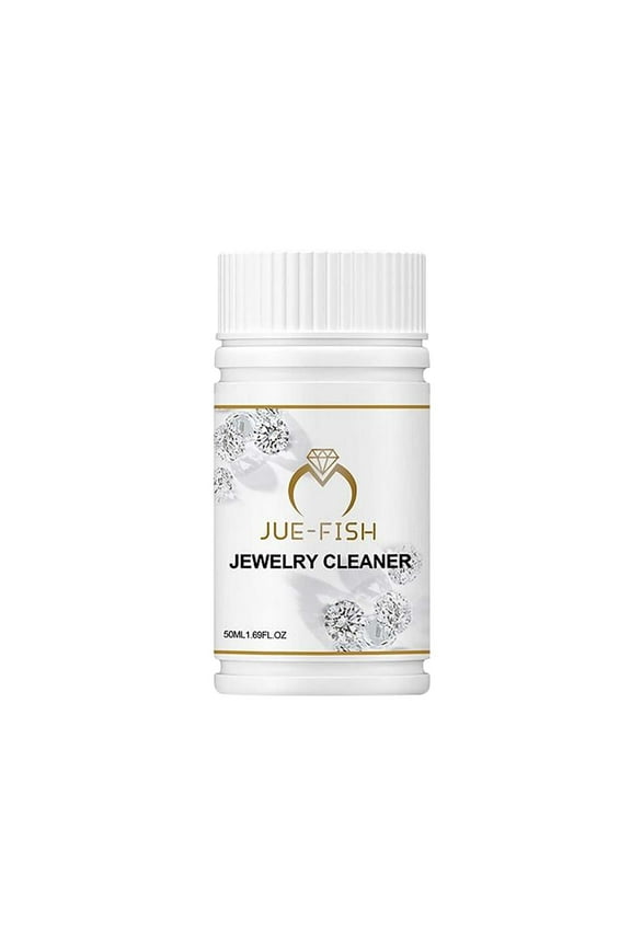 1PCS Jewelry Cleaner, Effective and Safe Cleaning Solution for Silver Gold Gemstones, Non-Toxic Polish Kit for Home Jewelry Care Accessories