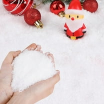 ddioayh Artificial Snow Powder for Winter Scenes - Drop-Resistant White Dry Snowflakes, 50g/0.11lb, No Water Needed for Christmas Crafts & Decorations