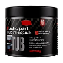 ddioayh Automotive Black Rubber and Restorer - Restores Faded Color & Protects Against Aging, Non-Streak Formula Cream for Car Interior & Exterior Surfaces