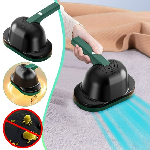 ddioayh Bed Mite Remover Vacuum Cleaner Wireless UV Sterilizer with Strong Tapping 55°C Heating Household Portable 36V Fast Charging for Mattress and Bedding Cleaning