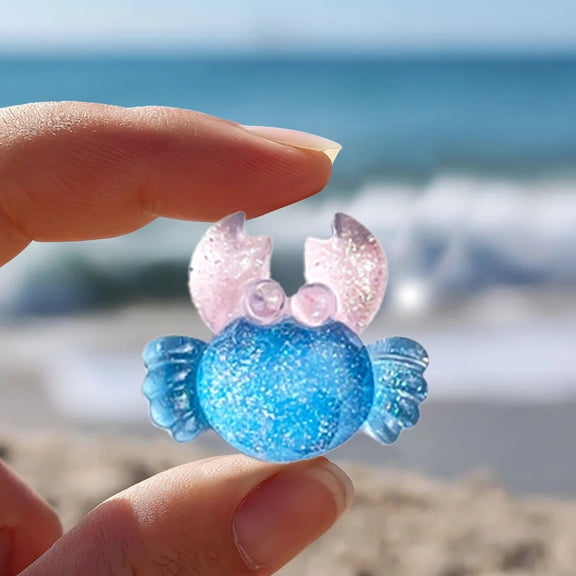 ddioayh Blessing Car-Shapedd with Sea Animals Gradient Design Cute Sparkling Crab Fish Tank Theme Compact Pocket Size for Gift Giving Decoration and Special Occasions with Handwritten Note Feature