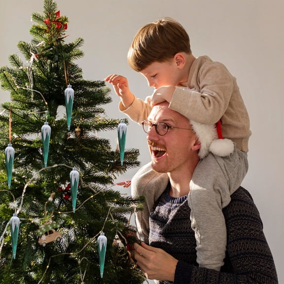 ddioayh Christmas Decoration Balls Set With Pre-Installed Hanging Loops, Lightweight Durable Durable Ornaments for Indoor & Outdoor Holiday Decor