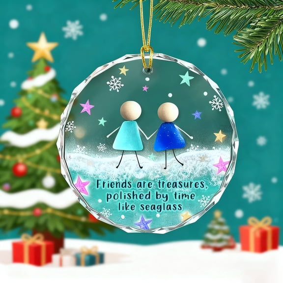 ddioayh Christmas Friendship Ornament Holiday Tree Decorations With Durable Material for Festive Gift Giving