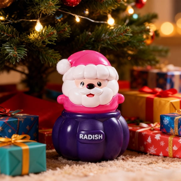 ddioayh Christmas Santa Claus Nightlight Portable LED Light with Pumpkin Base for Kids Room Holiday Decoration Low Heat Long Lasting Bulb Ideal for Gift or Home Decor