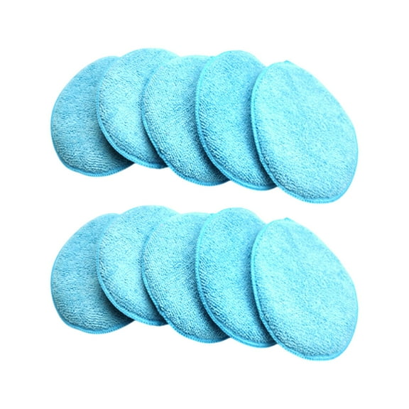 ddioayh 10 Pcs 5 Inch Microfiber Wax Applicator Pads,Car Wax Applicator,Buffing and Detail Polishing Foam Pads for Car Cleaning and Fine Polishing
