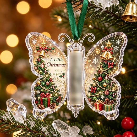 ddioayh Clearance! Christmas Butterfly Ornament with Inner Money ...
