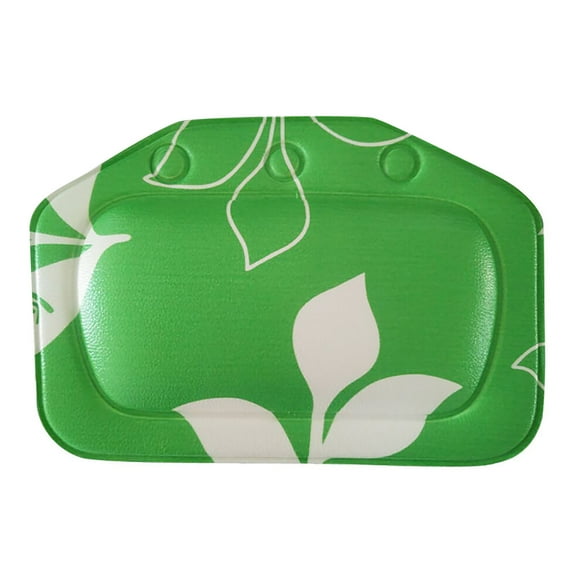 ddioayh Inflatable Bath Pillow with Suction Cups,Terry Cloth Covered Shell Shape Bathtub Spa Pillow Comfortable Soft Cushion,Neck Support