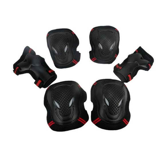 ddioayh Kids and Adult and Youth Knee and Elbow Pads with Wrist Guards 3-in-1 Protective Gear Set for Skateboarding Cycling BMX Bike Scooter Skating Rollerblading Riding