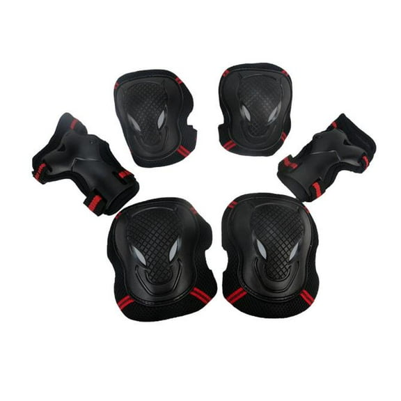 ddioayh Kids and Adult and Youth Knee and Elbow Pads with Wrist Guards 3-in-1 Protective Gear Set for Skateboarding Cycling BMX Bike Scooter Skating Rollerblading Riding